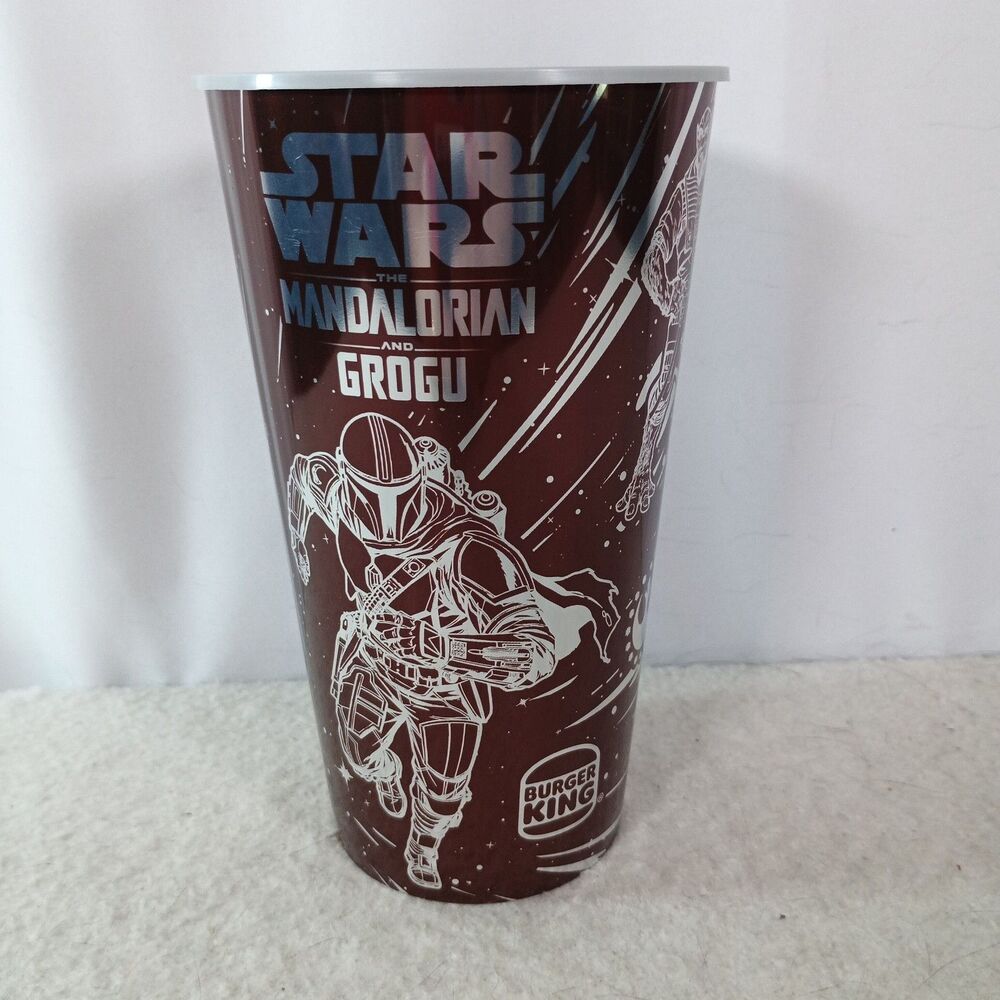2026 Burger King Star Wars Mandalorian Grogu Rust Cup Din Djarin Collectible